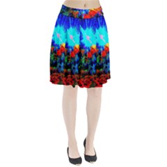 Psychedelic Spaceship Pleated Skirt by okhismakingart