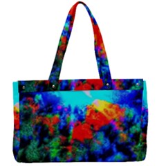 Psychedelic Spaceship Canvas Work Bag