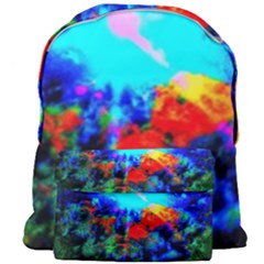 Psychedelic Spaceship Giant Full Print Backpack by okhismakingart