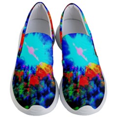 Psychedelic Spaceship Women s Lightweight Slip Ons by okhismakingart