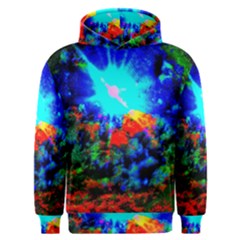 Psychedelic Spaceship Men s Overhead Hoodie by okhismakingart