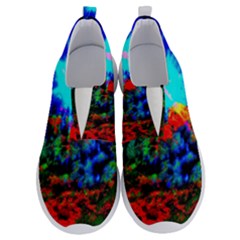 Psychedelic Spaceship No Lace Lightweight Shoes by okhismakingart