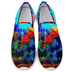 Psychedelic Spaceship Men s Slip On Sneakers