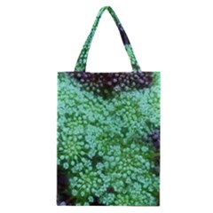 Green Queen Anne s Lace Landscape Classic Tote Bag by okhismakingart