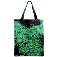 Green Queen Anne s Lace Landscape Zipper Classic Tote Bag by okhismakingart