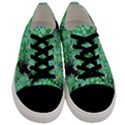 Green Queen Anne s Lace Landscape Men s Low Top Canvas Sneakers View1