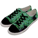 Green Queen Anne s Lace Landscape Men s Low Top Canvas Sneakers View2