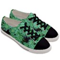 Green Queen Anne s Lace Landscape Men s Low Top Canvas Sneakers View3