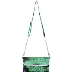 Green Queen Anne s Lace Landscape Mini Crossbody Handbag