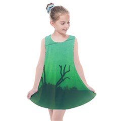 Creepy Green Scene Kids  Summer Dress by okhismakingart