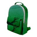 Creepy Green Scene Flap Pocket Backpack (Large) View1