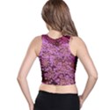 Pink Queen Anne s Lace Landscape Racer Back Crop Top View2