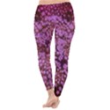 Pink Queen Anne s Lace Landscape Classic Winter Leggings View4