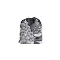 Black and White Christmas Drawstring Pouch (XS) View1