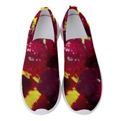 Sunflower And Cockscomb Women s Slip On Sneakers