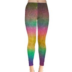 Rainbow Streaks Leggings  by okhismakingart