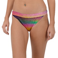 Rainbow Streaks Band Bikini Bottom