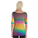 Rainbow Streaks Wide Neckline Tee View2