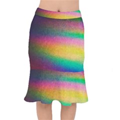 Rainbow Streaks Mermaid Skirt by okhismakingart