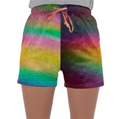 Rainbow Streaks Sleepwear Shorts by okhismakingart