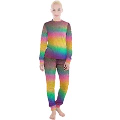 Rainbow Streaks Women s Lounge Set by okhismakingart