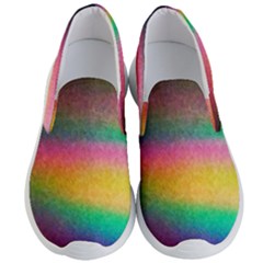 Rainbow Streaks Men s Lightweight Slip Ons