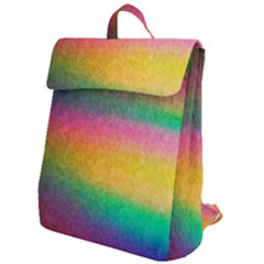 Rainbow Streaks Flap Top Backpack