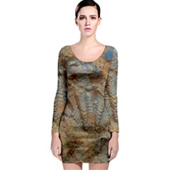 Shell Fossil Long Sleeve Bodycon Dress by okhismakingart