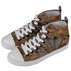 Shell Fossil Women s Mid-top Canvas Sneakers by okhismakingart