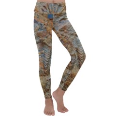 Shell Fossil Kids  Lightweight Velour Classic Yoga Leggings