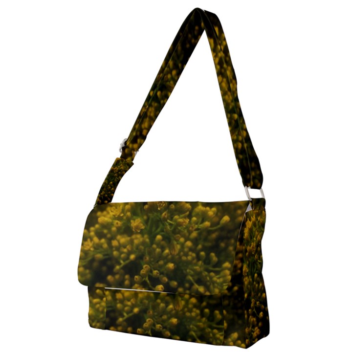 Yellow Goldrenrod Full Print Messenger Bag