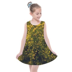 Yellow Goldrenrod Kids  Summer Dress