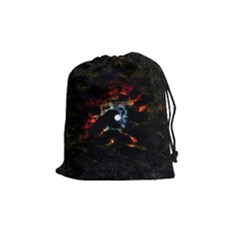 Moon Supernova Drawstring Pouch (medium) by okhismakingart