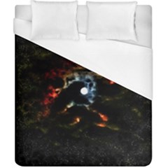 Moon Supernova Duvet Cover (california King Size) by okhismakingart