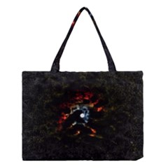 Moon Supernova Medium Tote Bag by okhismakingart