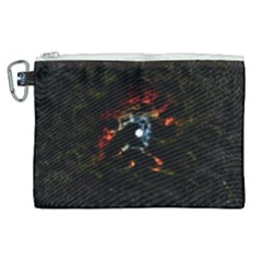 Moon Supernova Canvas Cosmetic Bag (xl) by okhismakingart