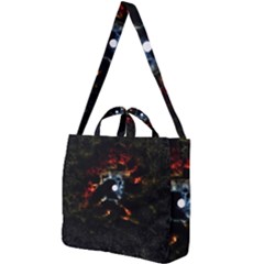 Moon Supernova Square Shoulder Tote Bag