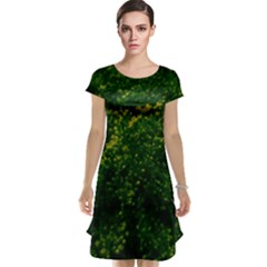 Green Goldenrod Cap Sleeve Nightdress by okhismakingart