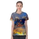 Football Fireworks Women s Sport Mesh Tee View1