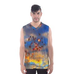 Football Fireworks Men s Basketball Tank Top by okhismakingart