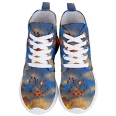 Football Fireworks Women s Lightweight High Top Sneakers by okhismakingart