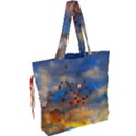 Football Fireworks Drawstring Tote Bag View2