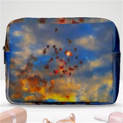 Football Fireworks Make Up Pouch (large)