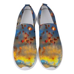 Football Fireworks Women s Slip On Sneakers