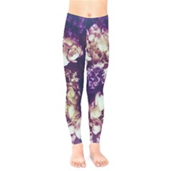 Soft Purple Hydrangeas Kids  Legging by okhismakingart