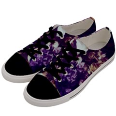 Soft Purple Hydrangeas Men s Low Top Canvas Sneakers by okhismakingart