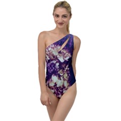 Soft Purple Hydrangeas To One Side Swimsuit