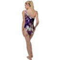 Soft Purple Hydrangeas To One Side Swimsuit View2