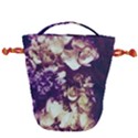 Soft Purple Hydrangeas Drawstring Bucket Bag View1