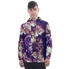 Soft Purple Hydrangeas Men s Front Pocket Pullover Windbreaker by okhismakingart